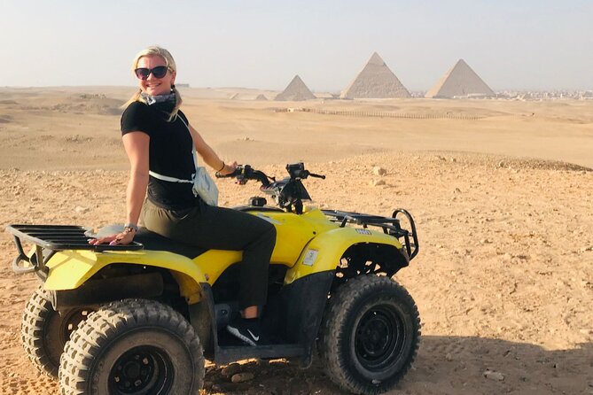 Giza pyramids, Sphinx, ATV bike, Lunch,Camel ride, Dinner cruise& shopping tour - Key things to know before booking