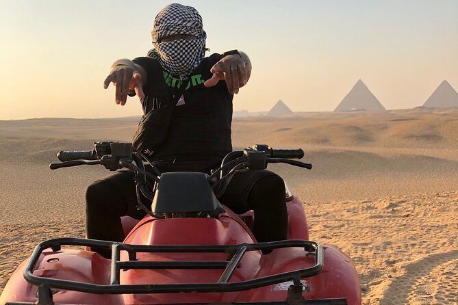 Giza pyramids, Sphinx, ATV bike, Lunch,Camel ride, Dinner cruise& shopping tour - The 20-minute camel ride