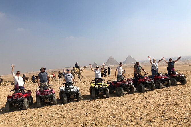 Giza pyramids, Sphinx, ATV bike, Lunch,Camel ride, Dinner cruise& shopping tour - The 60-minute ATV ride near Giza