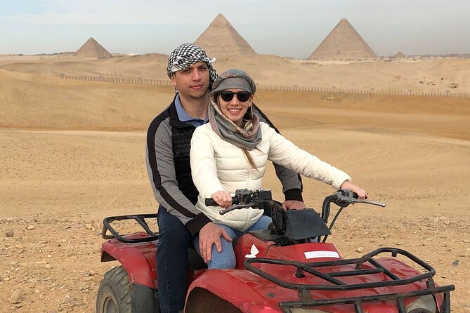 Giza pyramids, Sphinx, ATV bike, Lunch,Camel ride, Dinner cruise& shopping tour - The Great Pyramid and the Giza Plateau