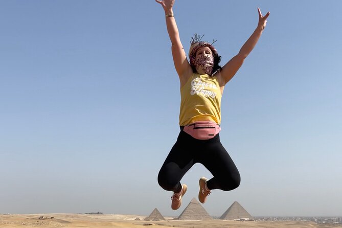 Giza pyramids, sphinx , panorama pyramids & shopping tour - Memphis and the ancient capital connection