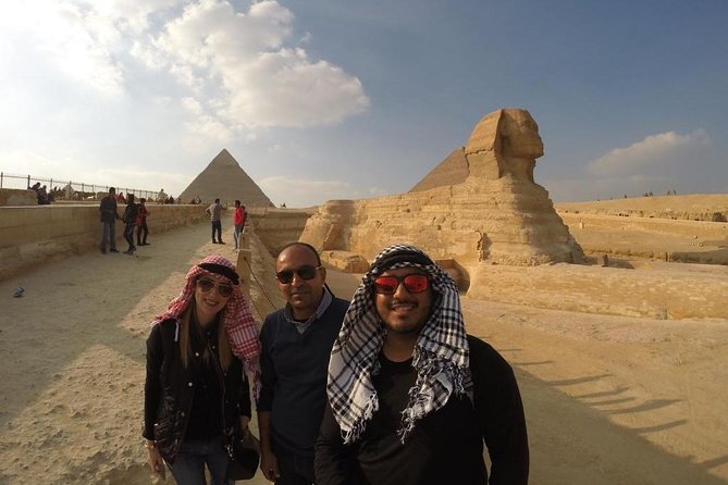 Giza pyramids Sphinx Sakkara and Memphis Private Day Tour - What the $70 price really offers