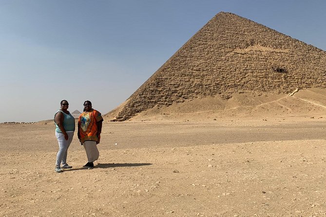Giza Pyramids ,Sphinx ,Sakkara & Dahshur. - The private vehicle and guide arrangement