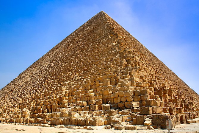 Giza Pyramids, Sphinx, Sakkara Pyramid with Camel ride & Shopping - Memphis and the Nile connection