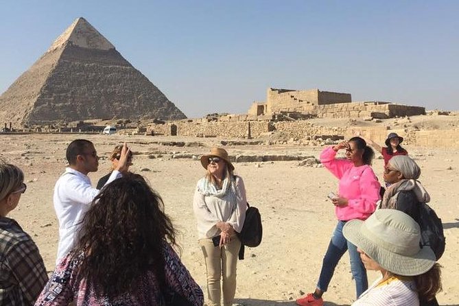 Giza Pyramids - Sphinx & Saqqara & Memphis - Giza begins with the pyramids and the best-known views