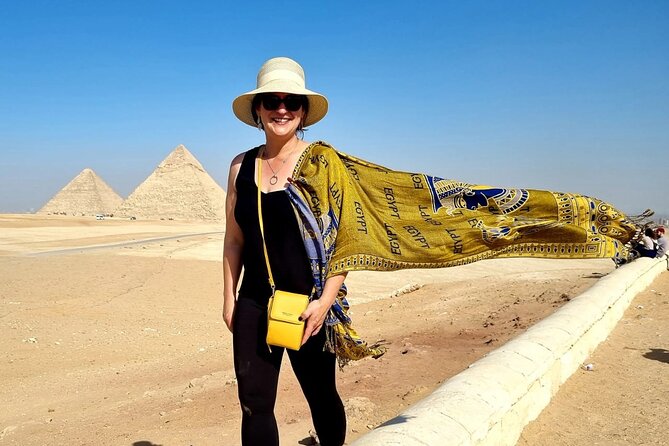 Giza Pyramids & The Sphinx with ATV Quads, Shopping and Camels - The Great Sphinx and its tight viewing area