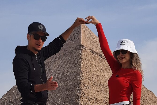 Giza Pyramids with (GEM) Grand Egyptian Museum - The Grand Egyptian Museum and its major treasures