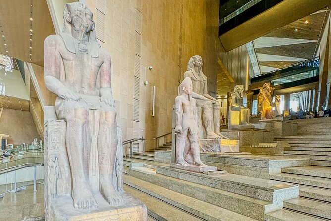 Grand Egyptian Museum and Pyramids of Giza Private Tour - The panorama viewpoint and included camel ride