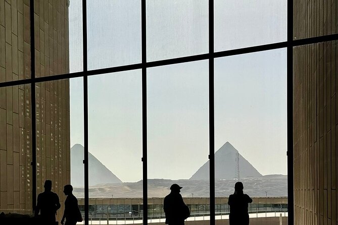 Grand Egyptian Museum, Giza Pyramids and Great Sphinx Tour - The Grand Staircase and its enormous displays