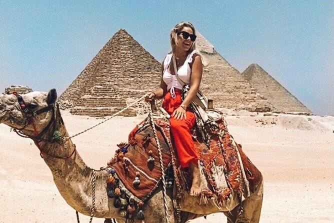 Grand Egyptian Museum,Giza Pyramids,Sphinx,Camel Ride&Lunch - The panoramic viewpoint: the best group photograph