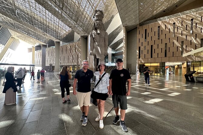Grand Egyptian Museum, Grand staircase, New Galleries & lunch - Lunch at Zooba with Egyptian staples