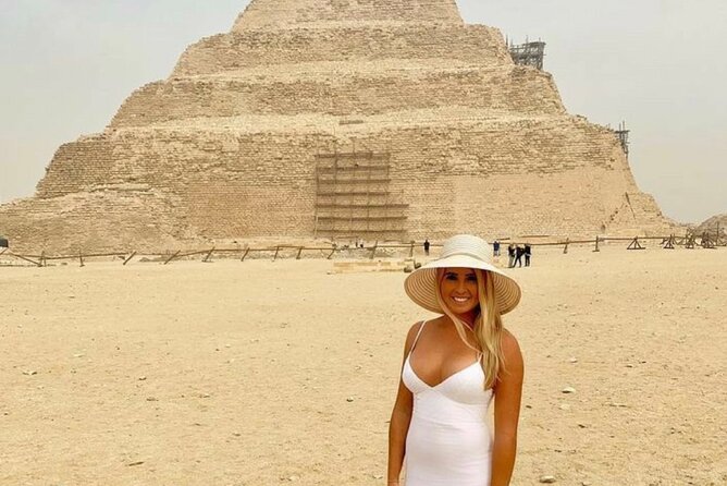 Great Giza Pyramids, Sphinx , saqqara step Pyramid , Memphis city - Guides, drivers, and the value of a private day