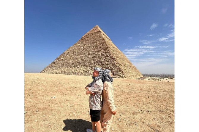 Guided Tour to Giza Pyramids & Sphinx and Grand Egyptian Museum - Vehicle, guide, and photo support