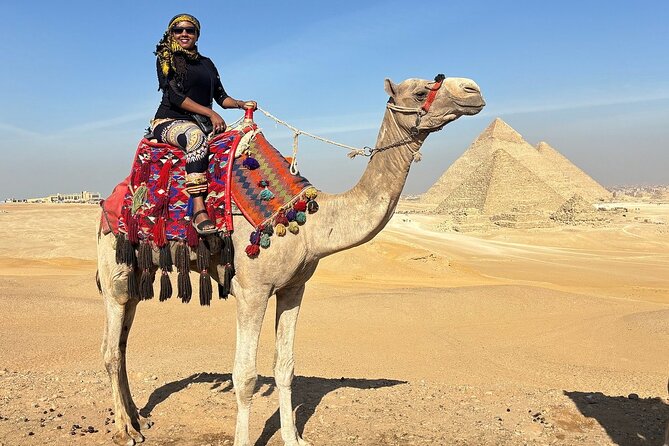 Guided Tour to Giza Pyramids ,Sphinx, Camel & inside the pyramids - What the $30 price really covers