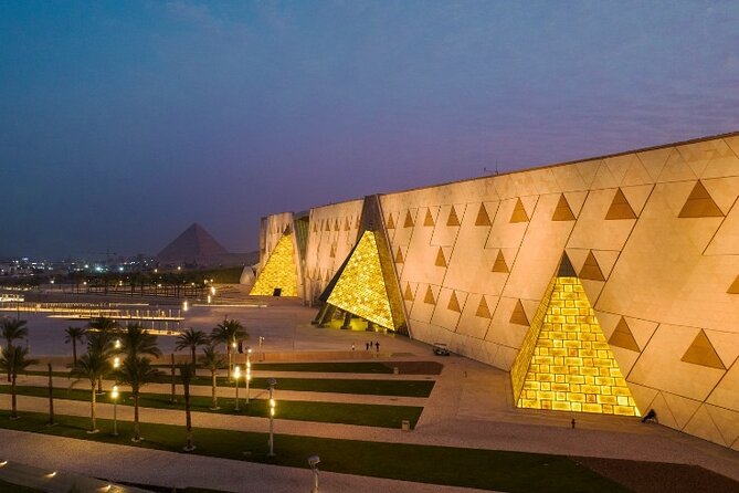 Guided tour to the Grand Egyptian Museum Giza Pyramids with Lunch - A simple Egyptian lunch on King Faisal Street