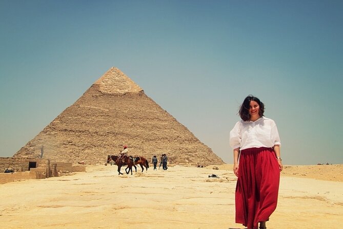 Half day at the pyramids and the Sphinx - The three pyramids and the Great Pyramid
