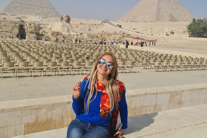 Half Day private guided tour Giza Pyramids,Sphinx,lunch,camel rid - The Great Sphinx and Khafre’s Valley Temple