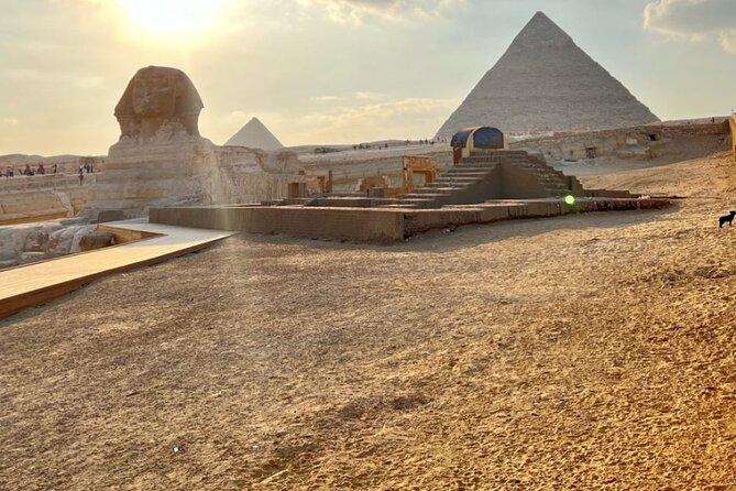 Half-day Trip to Pyramids and the Sphinx with Camel ride - The camel ride across the desert sands
