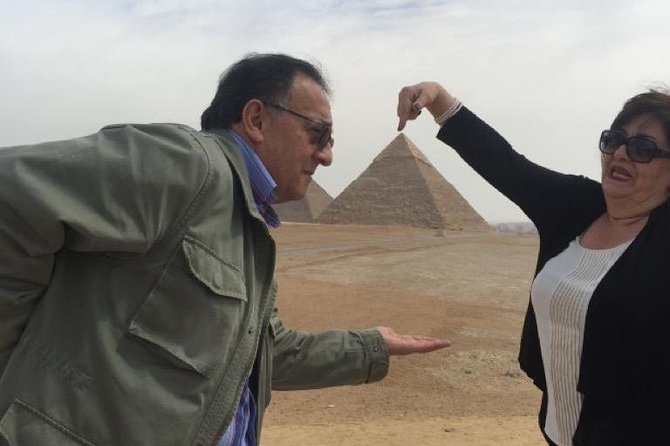 Half dayTour Pyramids of Giza Sphinx including Camel ride - The papyrus institute stop