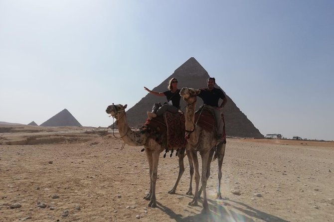 Half dayTour Pyramids of Giza Sphinx including Camel ride - Meeting Cheops, Khafre, and Menkaure