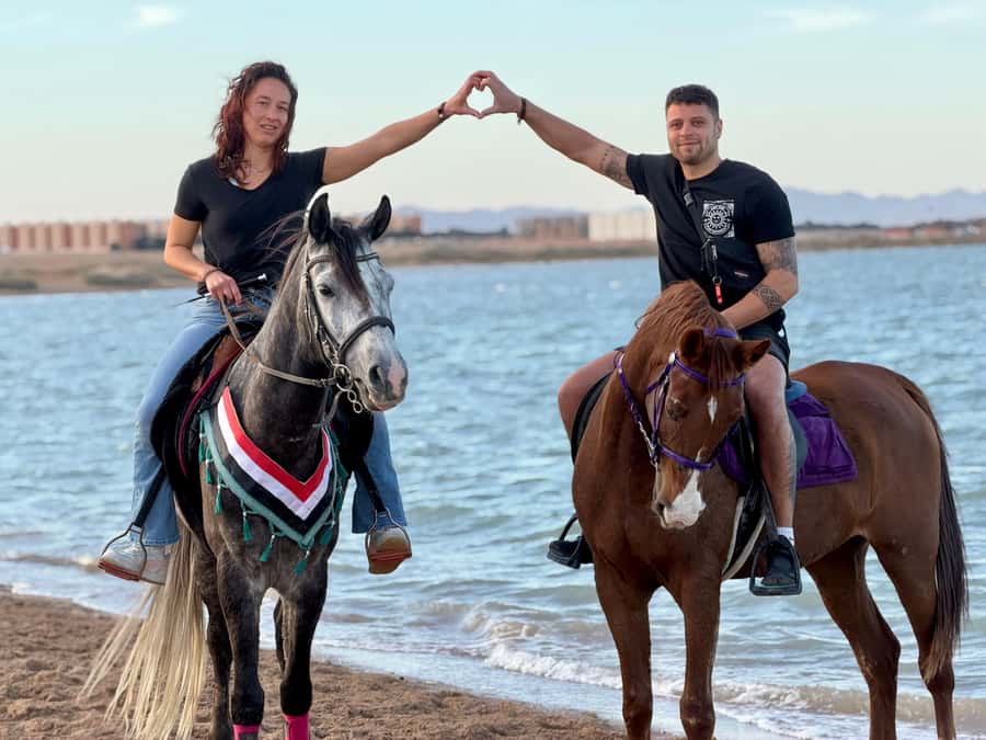 Hurghada: 1-Hour Desert & Beach Camel Ride with Transfers - Along the Red Sea beach