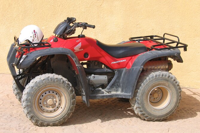 Hurghada: 3 Hours Quad Bike & Camel ride - Riding an ATV across the desert
