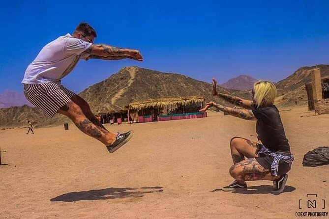Hurghada: 3 Hours Quad Bike & Camel ride - A Bedouin camp, tea, bread, and a camel ride