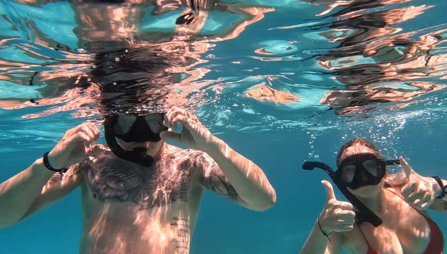 Hurghada: 3-Island Speedboat, Dolphin Watching & Snorkeling - Magawish Island offers a quieter hour