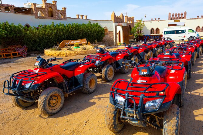 Hurghada Adrenaline Safari: ATV, Buggy, Camel, Dinner & Show - The day begins with hotel pickup in Hurghada