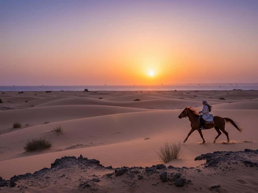 Hurghada: Arabian Desert and Sea Horseback Adventure - Meeting the horses and finding your level