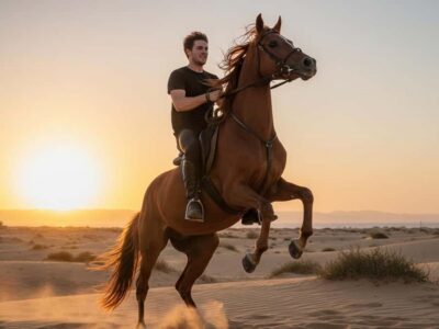 Arabian Desert and Sea Horseback Adventure