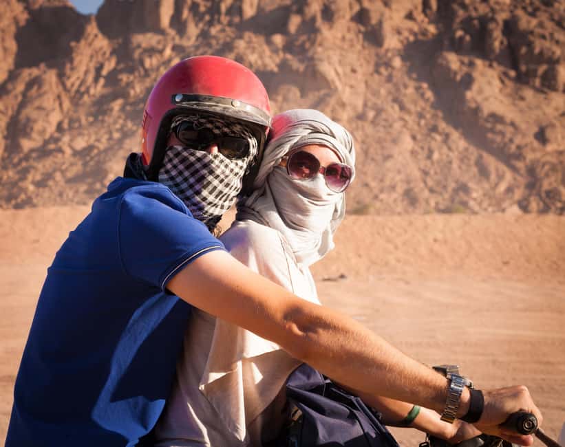 Hurghada: ATV Quad, Jeep and Buggy Safari with BBQ Dinner - The Bedouin camp adds culture, with limits