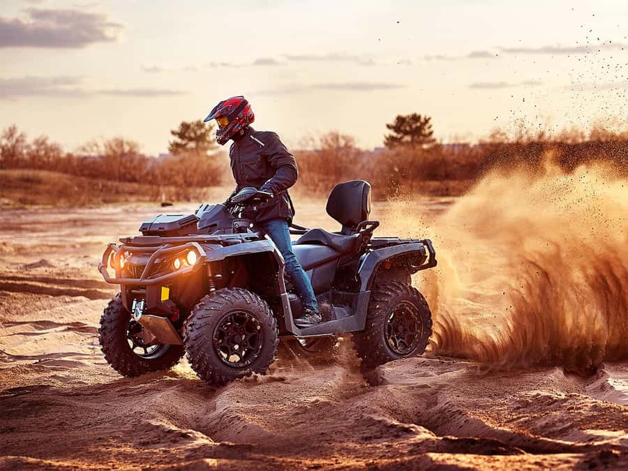 Hurghada: ATV Safari Tour with Camel Ride - The safety briefing and first test ride