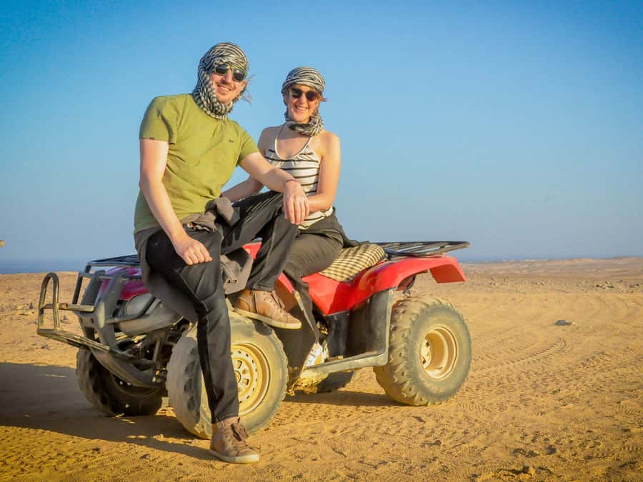 Hurghada: ATV Safari Tour with Camel Ride - Sunset dinner, entertainment, and stargazing