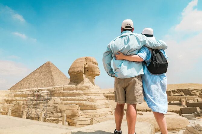 Hurghada: Cairo and Giza Highlights by mini Van with BBQ Lunch - Giza Plateau: three pyramids and one famous face
