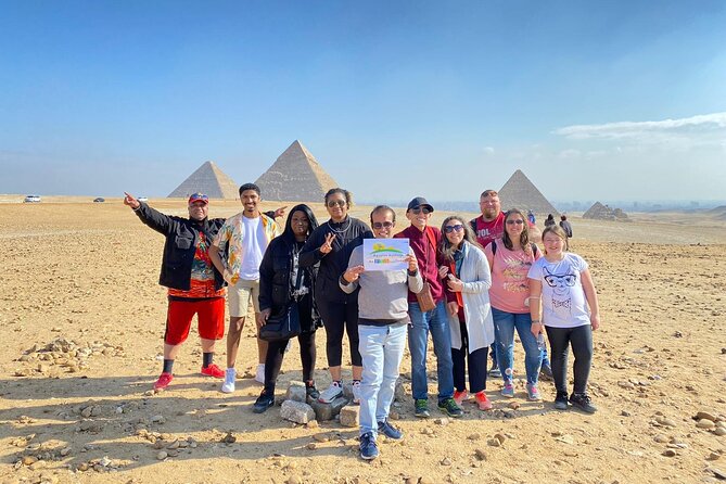 Hurghada Cairo Pyramids day tour by plane - Small group - Two hours among the Pyramids of Giza