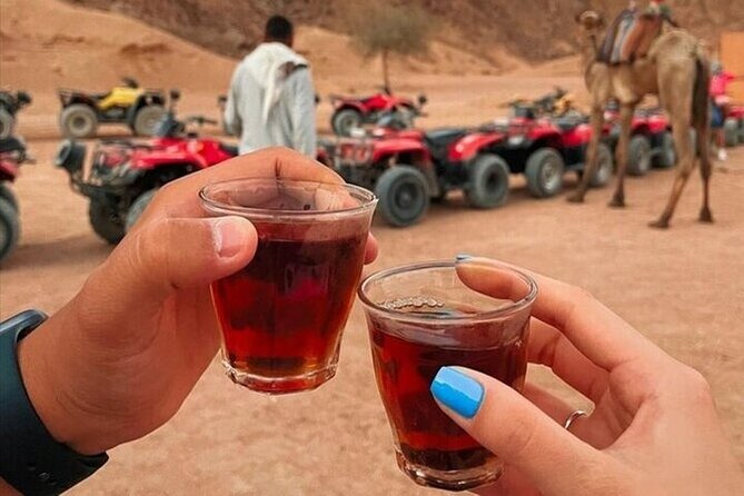 Hurghada Desert Adventure Jeep, Buggy & Quad with Dinner & Show - Sunset from the mountain viewpoint