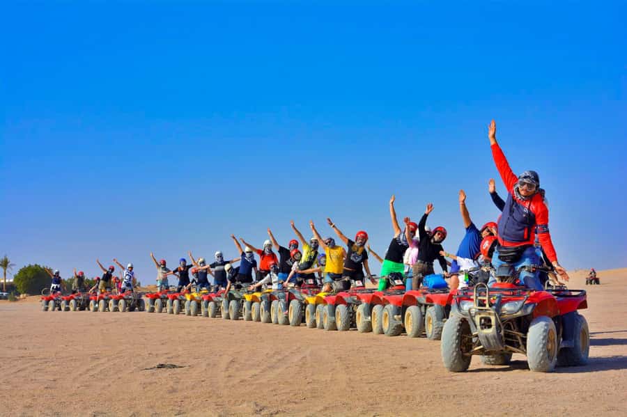Hurghada: Desert Quad, Bedouin Village, and Camel Ride Tour - Riding 40 km between the Red Sea mountains