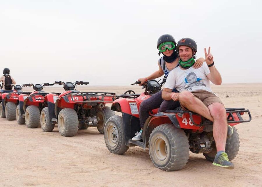 Hurghada: Desert Quad Bike and Buggy Adventure with Transfer - Guides, photographs, and the small extras