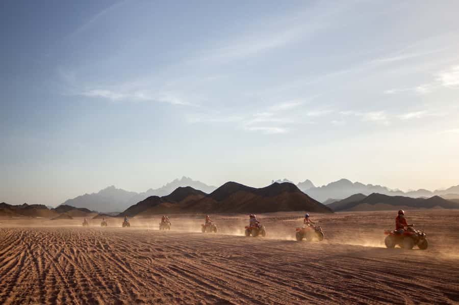 Hurghada: Desert Quad Bike Camel Ride with Optional GoPro - Two hours across desert tracks and Red Sea viewpoints