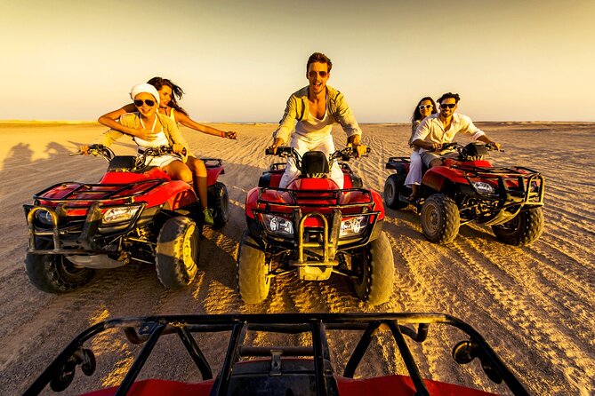 Hurghada Desert Safari Experience, ATV Quad, Camel Ride & Dinner - Crossing to the Bedouin Village by Jeep