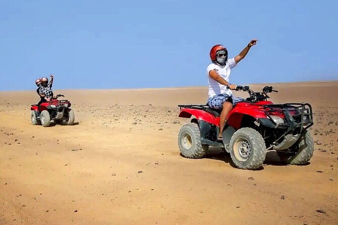 Hurghada Desert Safari Experience, ATV Quad, Camel Ride & Dinner - A Short Camel Ride With a Traditional Touch