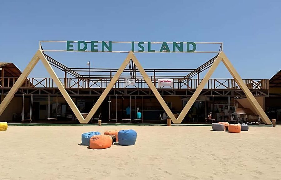 Hurghada:Eden Island Full-Day Trip with Water sports & Lunch - Banana boat and sofa rides for a burst of speed