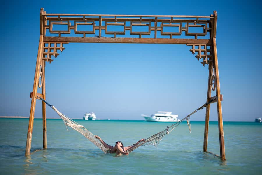 Hurghada: Elegance Yacht Cruise To Orange bay Island W lunch - Setting out from Hurghada’s marina