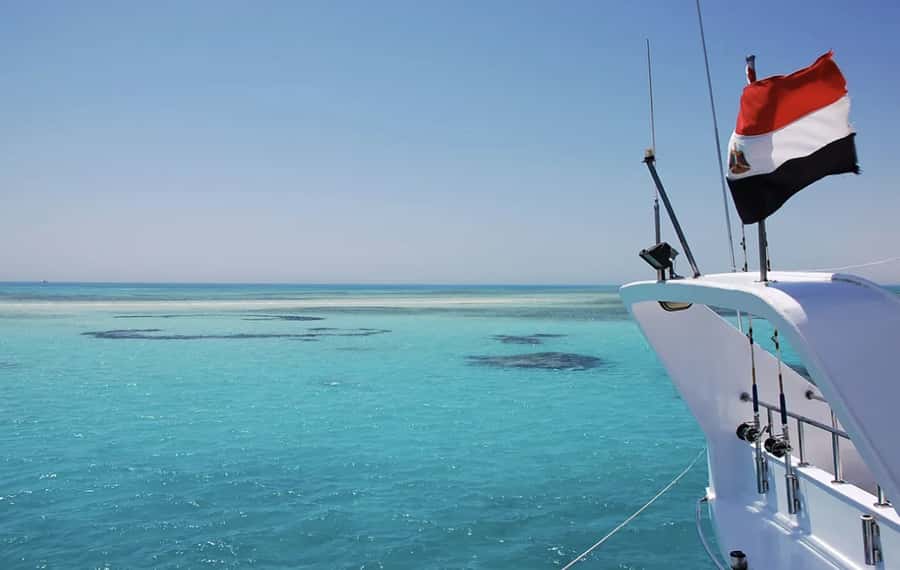 Hurghada: Elegance Yacht Cruise To Orange bay Island W lunch - Seafood lunch served back on the yacht