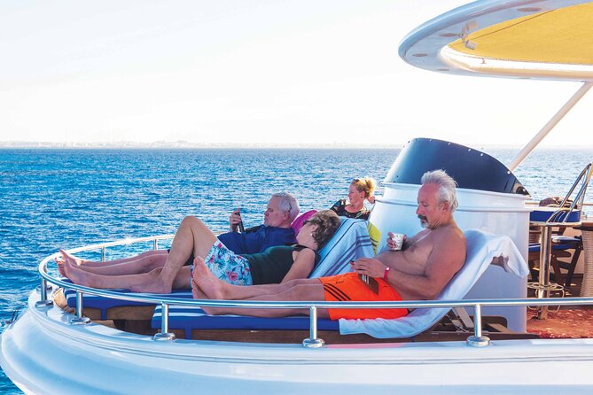 Hurghada: Elite VIP Cruise with Seafood and BBQ Buffet Lunch - Two guided snorkeling sessions at Red Sea reefs