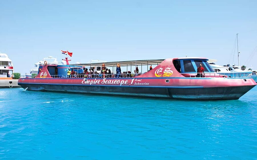 Hurghada: Empire Submarine Boat Trip with Snorkel and Drinks - Seeing the reef from three meters below the surface