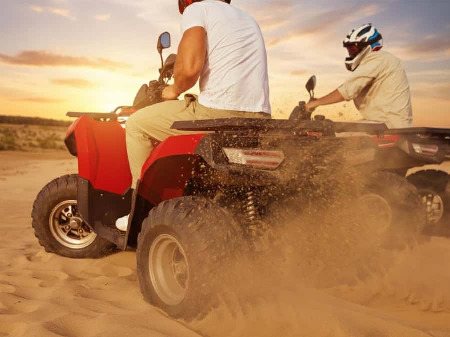 Hurghada: Full-Day Quad & Camel Ride, Stargazing, & Dinner - Safety briefing, helmets, and the first ride