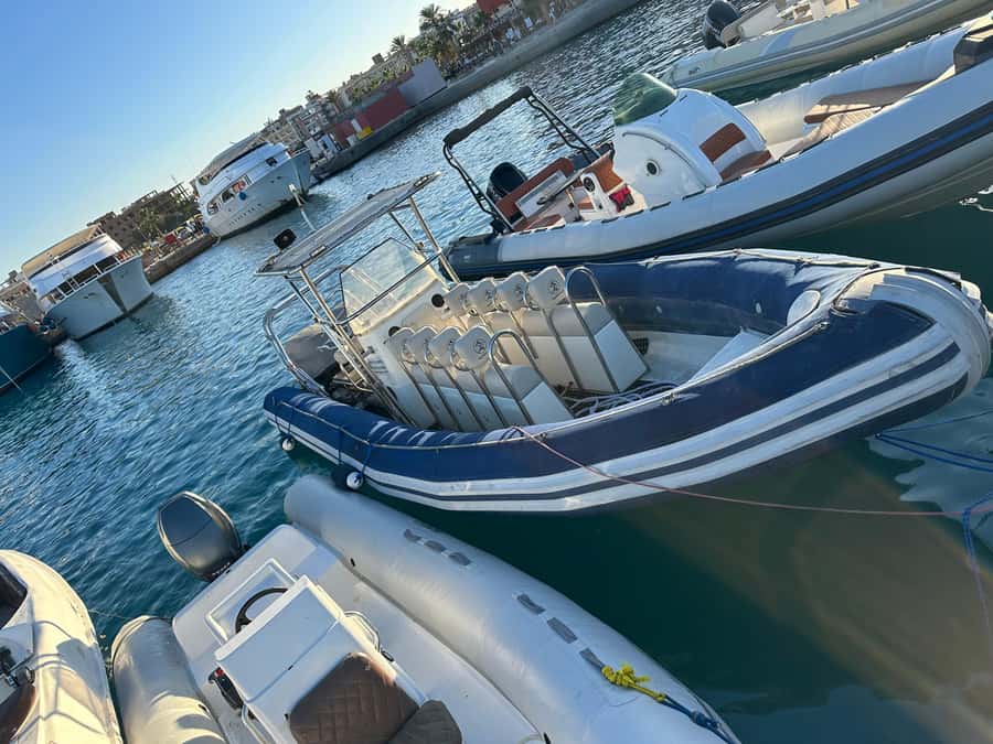 Hurghada: High-Speed Sea Taxi Tour to Orange Bay or Magawish - Island time, shade, food, and water activities