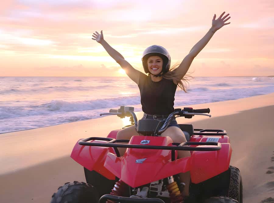 Hurghada: Morning Quad Bike & ATV Adventure Along a Red Sea - Riding quads across dunes and sandy plains